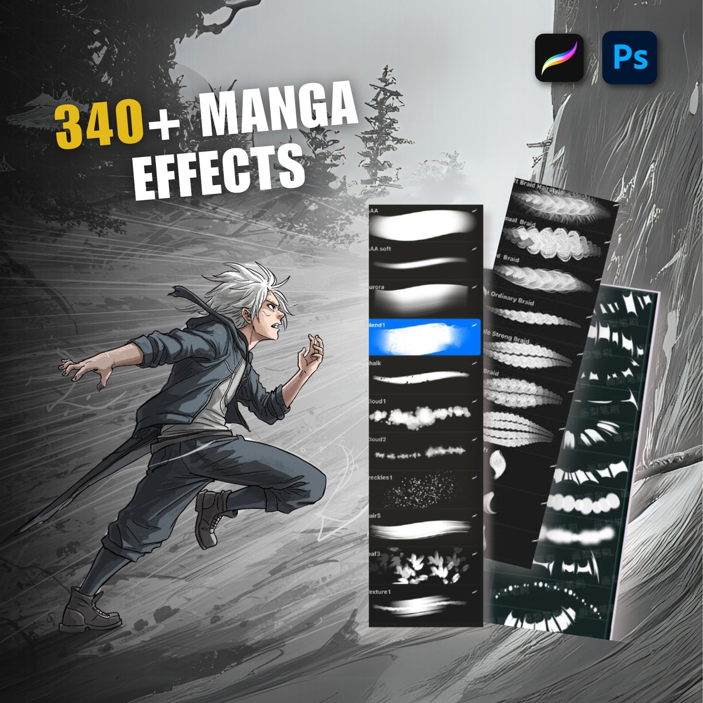 4000+ ASSETS MANGA DESIGNER'S KIT