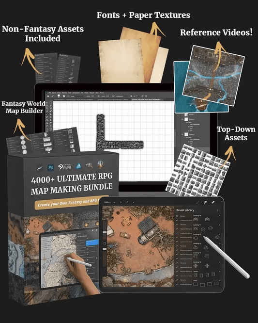 4000+ Ultimate Map Making Bundle - For RPG Enthusiasts